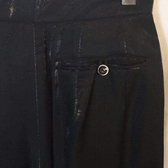 Harve' Bemard Black Petite Slacks - Picture 6 of 9